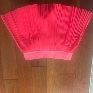 Pleated Pink Women's Top